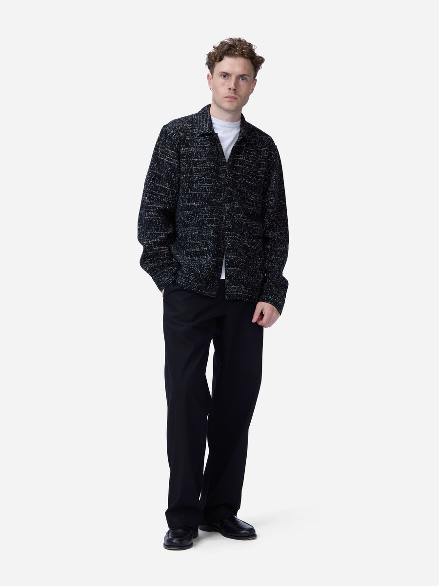 Shop Jacket ~ Navy/White "Kantha"