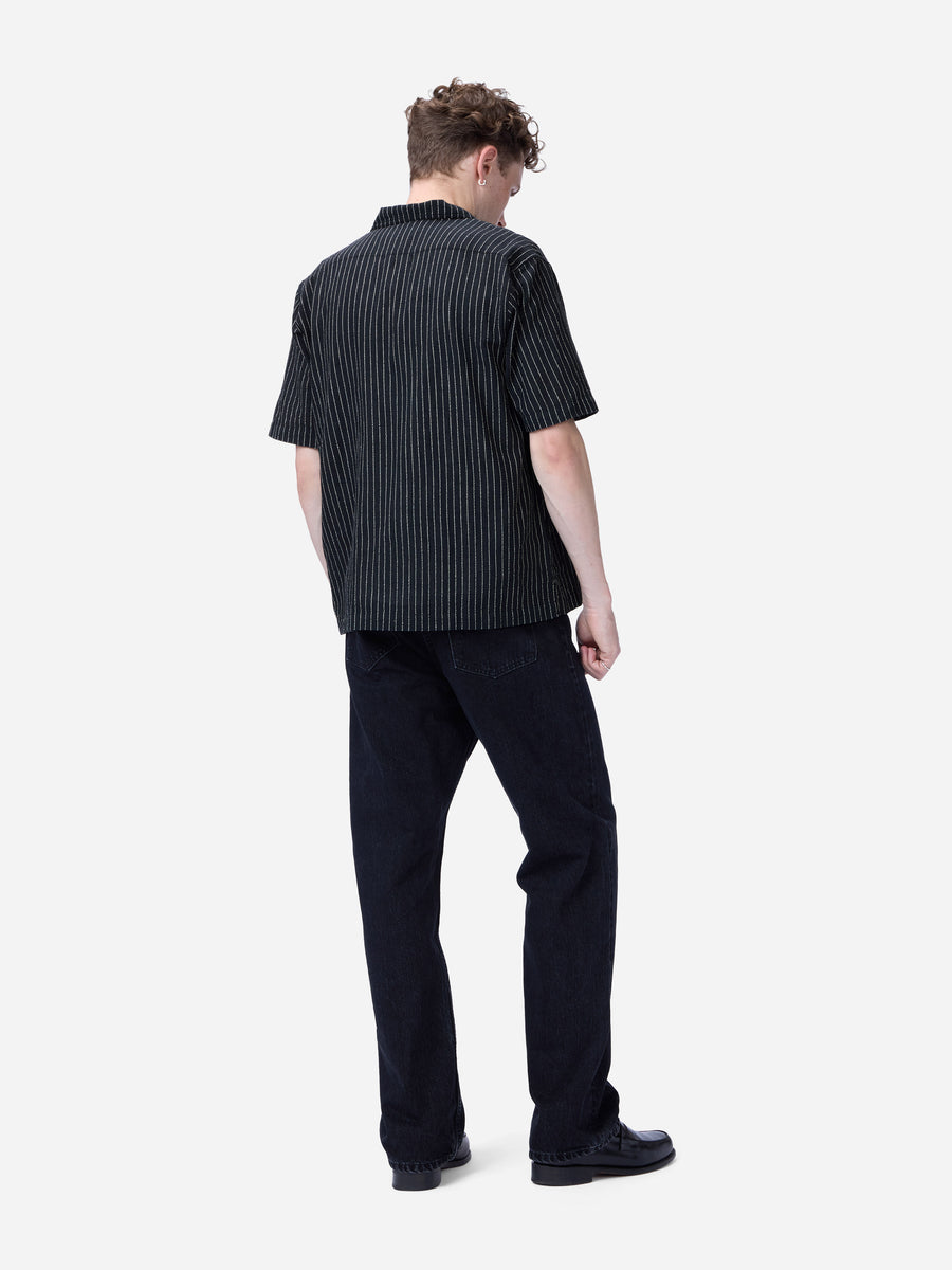 Short Sleeve Workshirt ~ Handloom "Wabash" Stripe