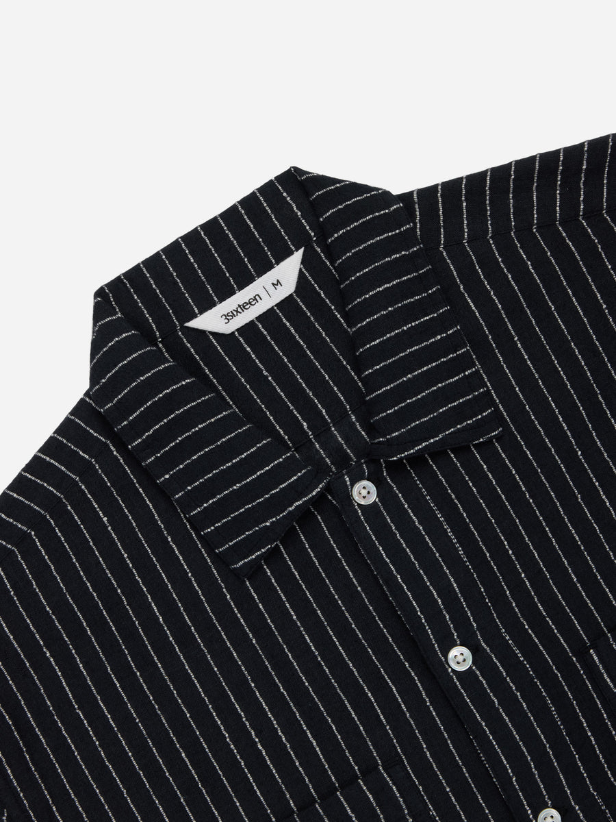 Short Sleeve Workshirt ~ Handloom "Wabash" Stripe