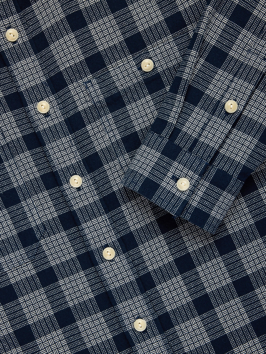 Utility Flannel ~ Midnight Boxweave
