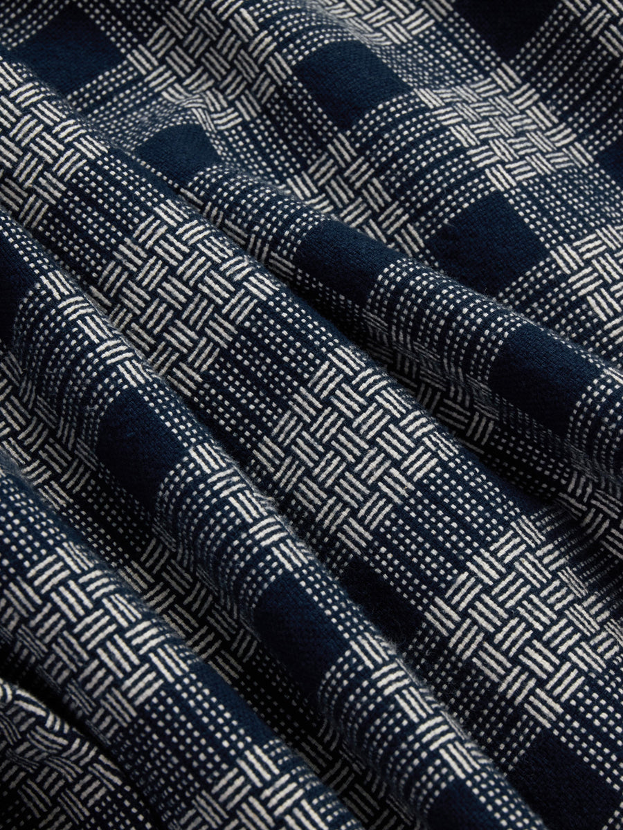 Utility Flannel ~ Midnight Boxweave