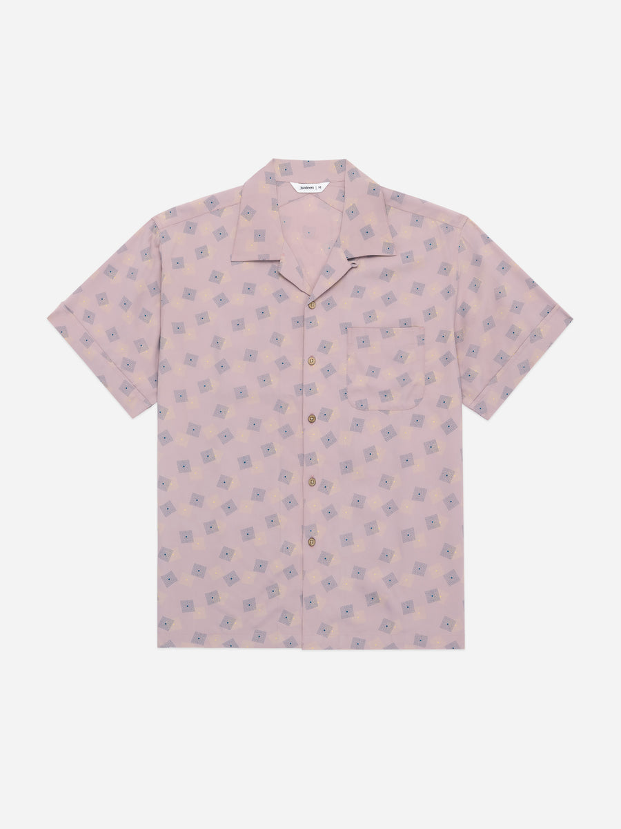 Vacation Shirt ~ Pink Rayon Cube