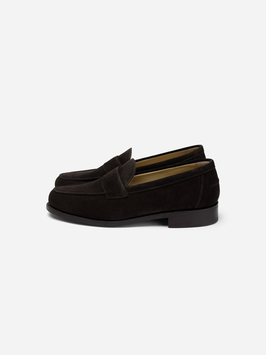 Saddle Loafer ~ Brown Calf Suede