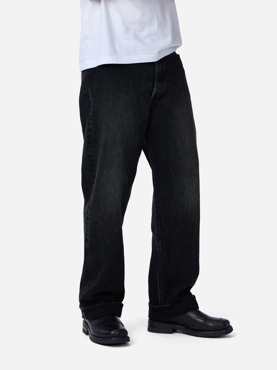 RS-223xv ~ Relaxed Straight - Double Black Selvedge Vintage Wash