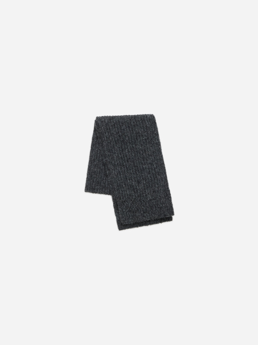 Rib Scarf ~ Pewter