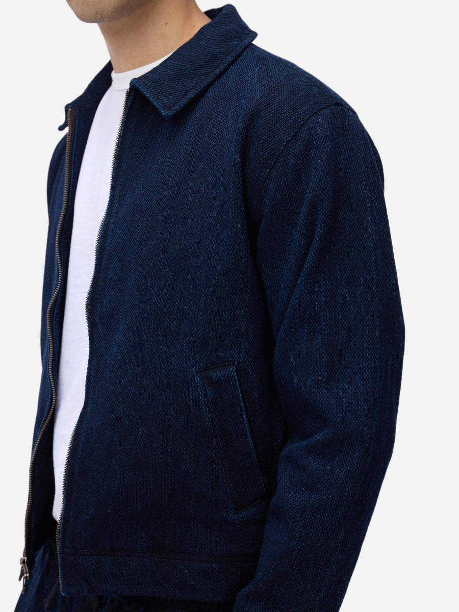 Club Jacket ~ Indigo Kendo Cloth