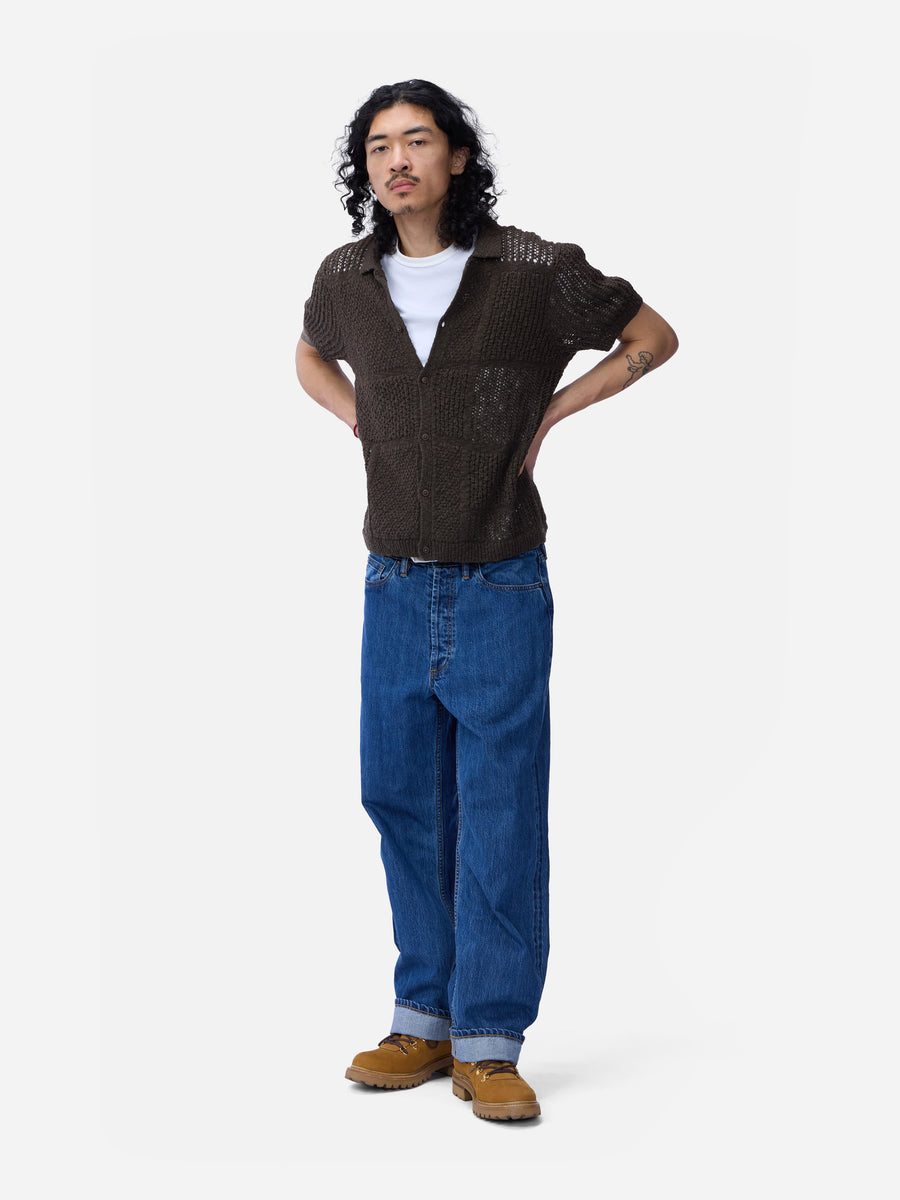 Short Sleeve Knit Shirt ~ Umber De Stijl